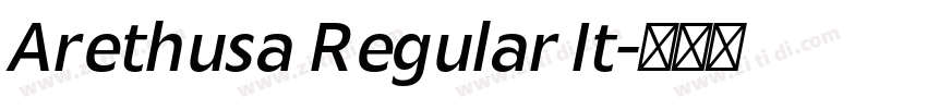 Arethusa Regular It字体转换